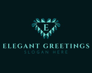 Diamond Jewelry Letter logo design