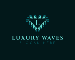 Diamond Jewelry Letter logo design