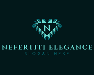 Diamond Jewelry Letter logo design