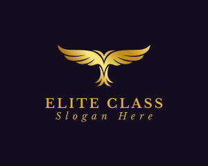 Golden Bird Wings logo design