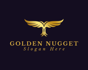 Golden Bird Wings logo design