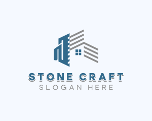 Plastering Contractor logo design