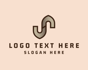 Mortgage - Industrial Property Letter S logo design