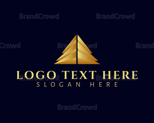 Finance Luxury Pyramid Logo