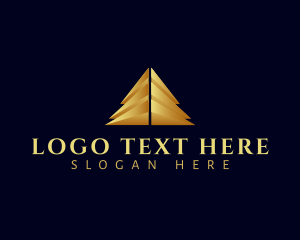 Elegant - Finance Luxury Pyramid logo design