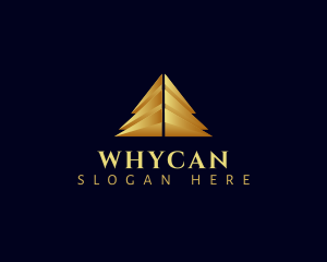 Finance Luxury Pyramid Logo