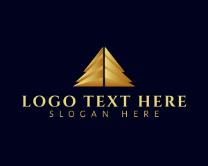 Finance Luxury Pyramid Logo