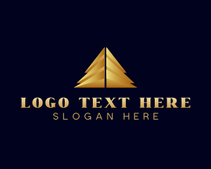 Expensive - Finance Pyramid Company logo design