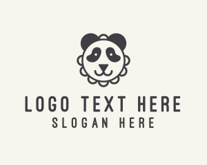 Character - Panda Bear Toy logo design