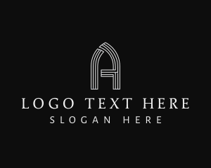High End - Elegant Boutique Letter A logo design