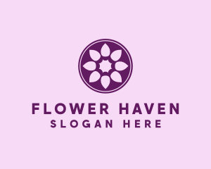 Eco Flower Ornament logo design