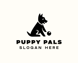 Puppy Dog Pet logo design