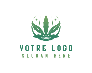 Cbd - Marijuana Cannabis Plant logo design