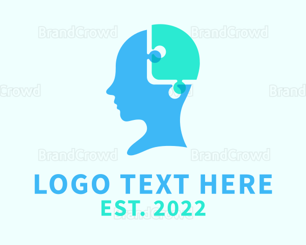Mental Health Puzzle Logo