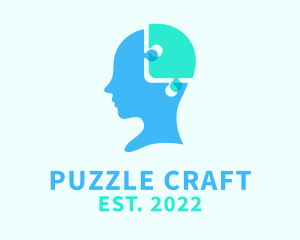 Mental Health Puzzle logo design