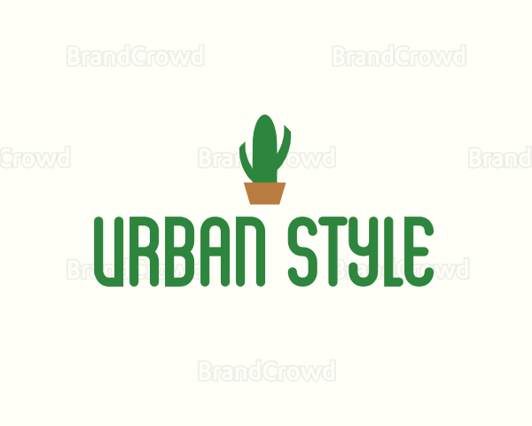 Cactus Plant Botanical Logo