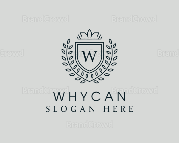 Royal Shield Wreath Academy Logo