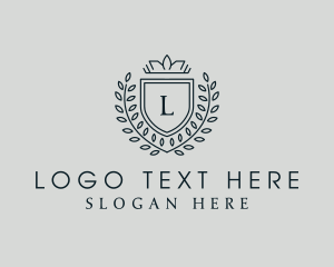 Tutor - Royal Shield Wreath Academy logo design
