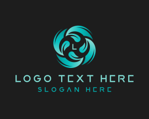 Octagonal - AI Technology Cyberspace logo design