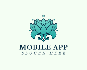 Relaxing Lotus Flower Logo