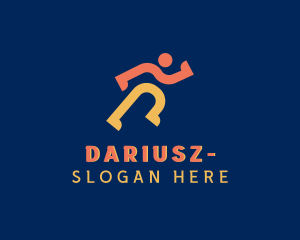 Running Athlete Sport Logo