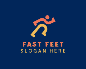 Running - Running Athlete Sport logo design
