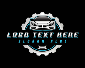 Detailing - Car Mechanic Garage logo design