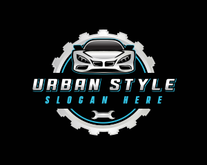 Car Repair - Car Mechanic Garage logo design