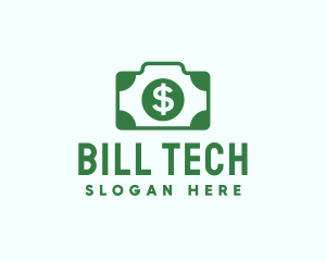 Dollar Bill Camera logo design