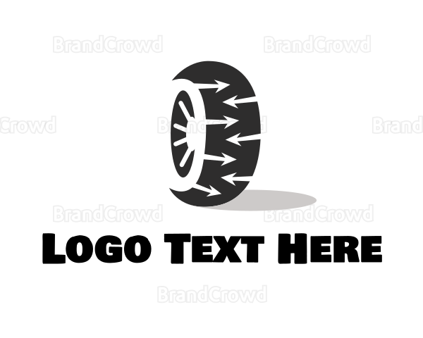 Tire Wheel Arrows Logo