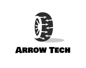 Arrow - Tire Wheel Arrows logo design