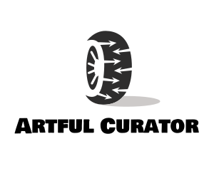 Tire Wheel Arrows logo design