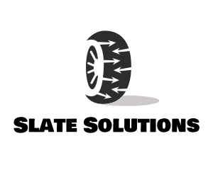 Tire Wheel Arrows logo design