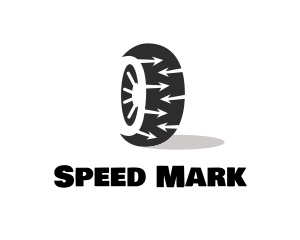 Tire Wheel Arrows logo design