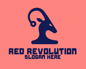 Digital Red Ram logo design