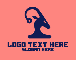 Illustration - Digital Red Ram logo design
