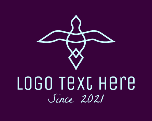 Dove - Minimalist Wild Bird logo design