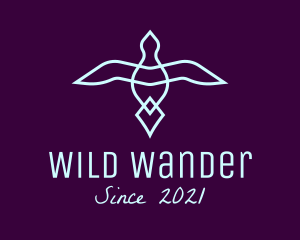 Minimalist Wild Bird  logo design