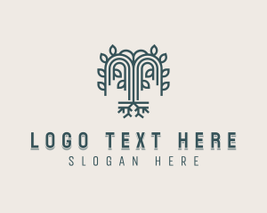 Planting - Eco Tree Garden logo design