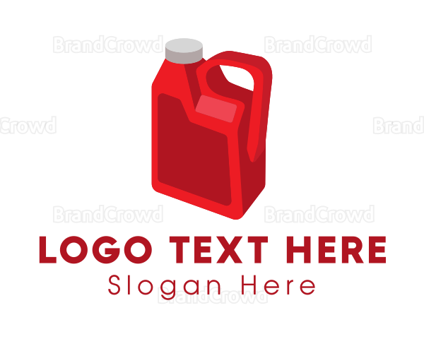 Ketchup Gallon Container Logo