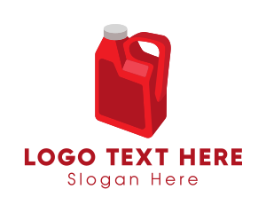Plastic - Ketchup Gallon Container logo design