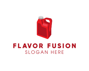 Sauce - Ketchup Gallon Container logo design