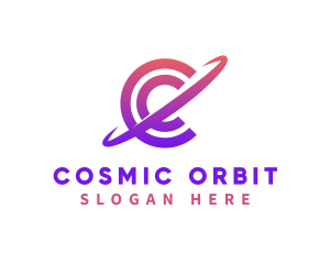 Modern Orbit Letter C  logo design