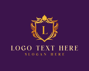 Ornamental - Shield Insignia Crest logo design