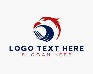 American - Eagle Patriotic America logo design