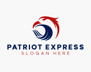 Eagle Patriotic America logo design