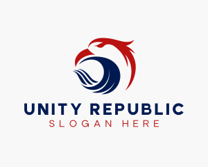 Republic - Eagle Patriotic America logo design