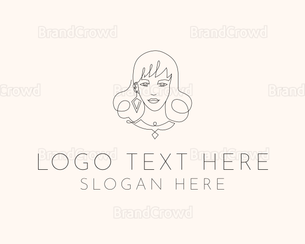 Lady Fashion Style Accessory Logo