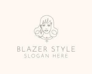 Lady Fashion Style Accessory logo design