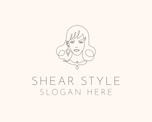 Lady Fashion Style Accessory logo design